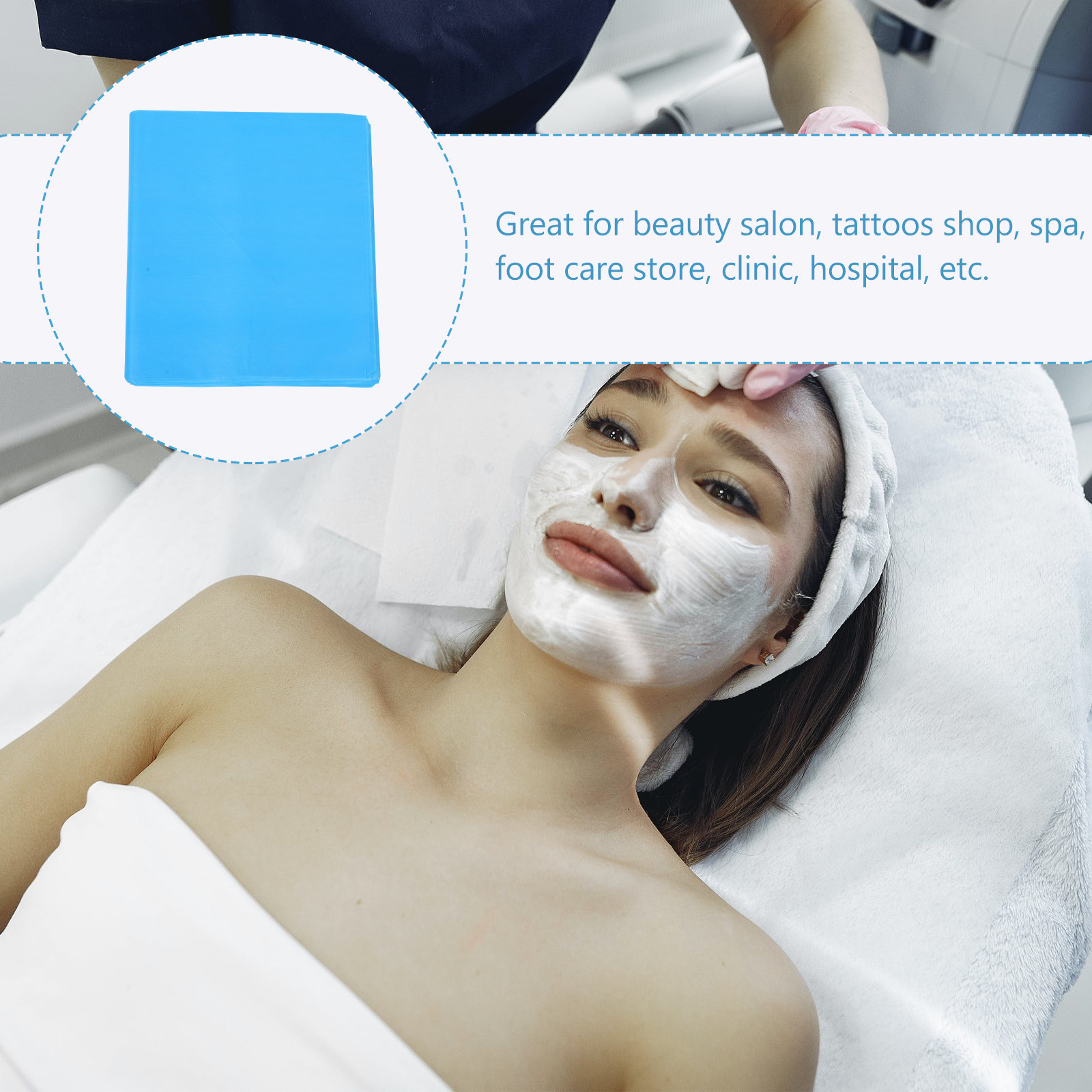 100 Sheets Disposable Foot Tow - Foot Spa ulasan dan harga