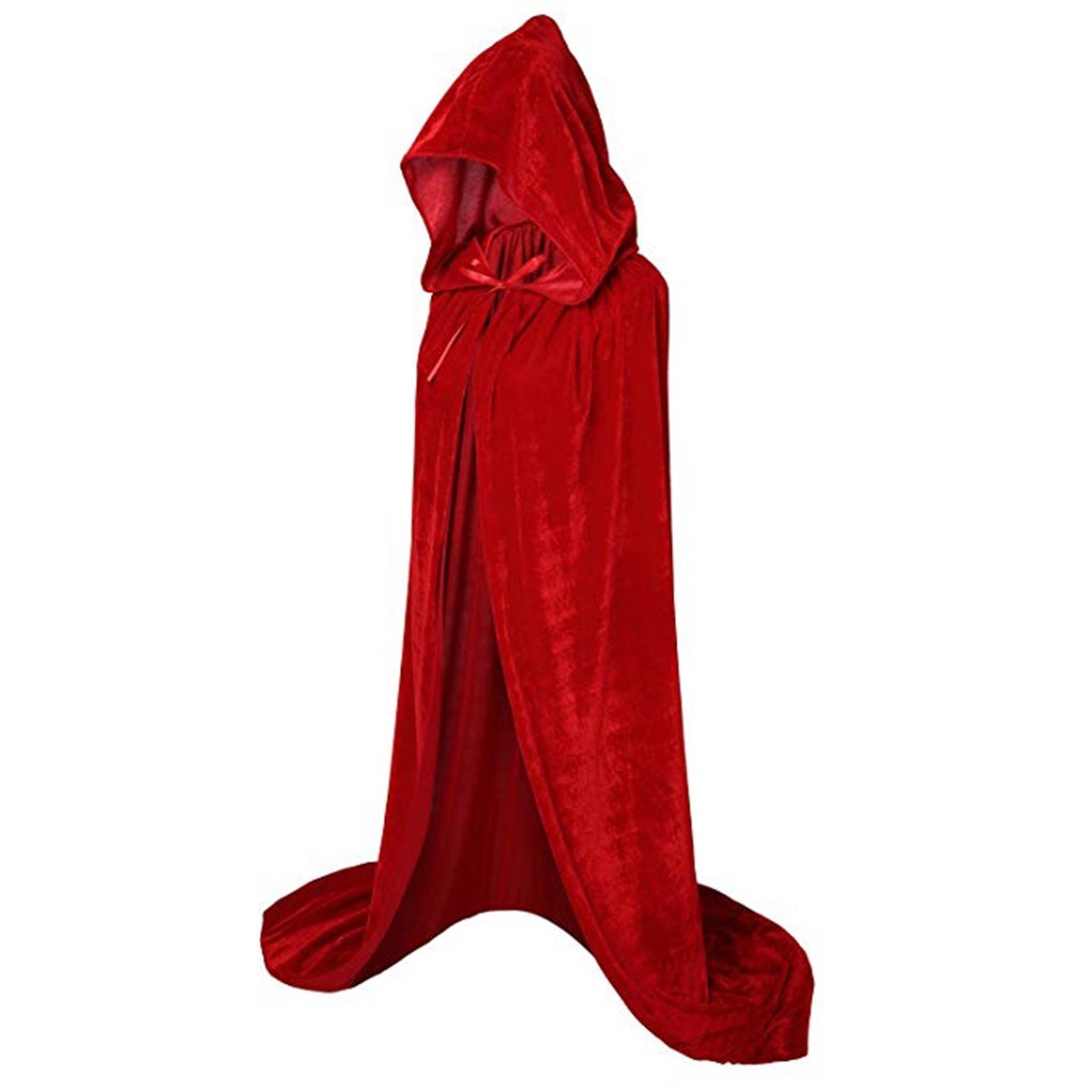 Halloween Cloaks Gothic Hooded - Bathrobe ulasan dan harga