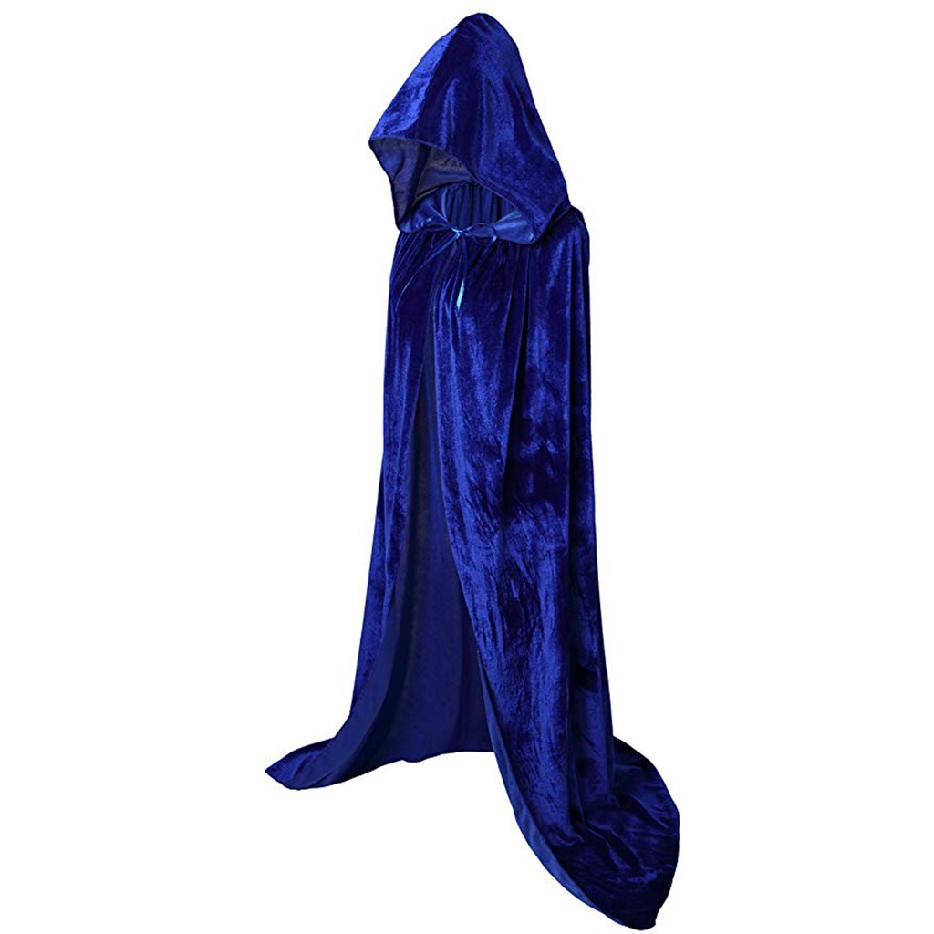 Halloween Cloaks Gothic Hooded - Bathrobe ulasan dan harga
