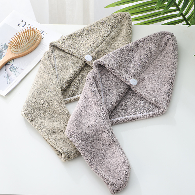 Household Coral Velvet Dry Hai - Spa Towel ulasan dan harga