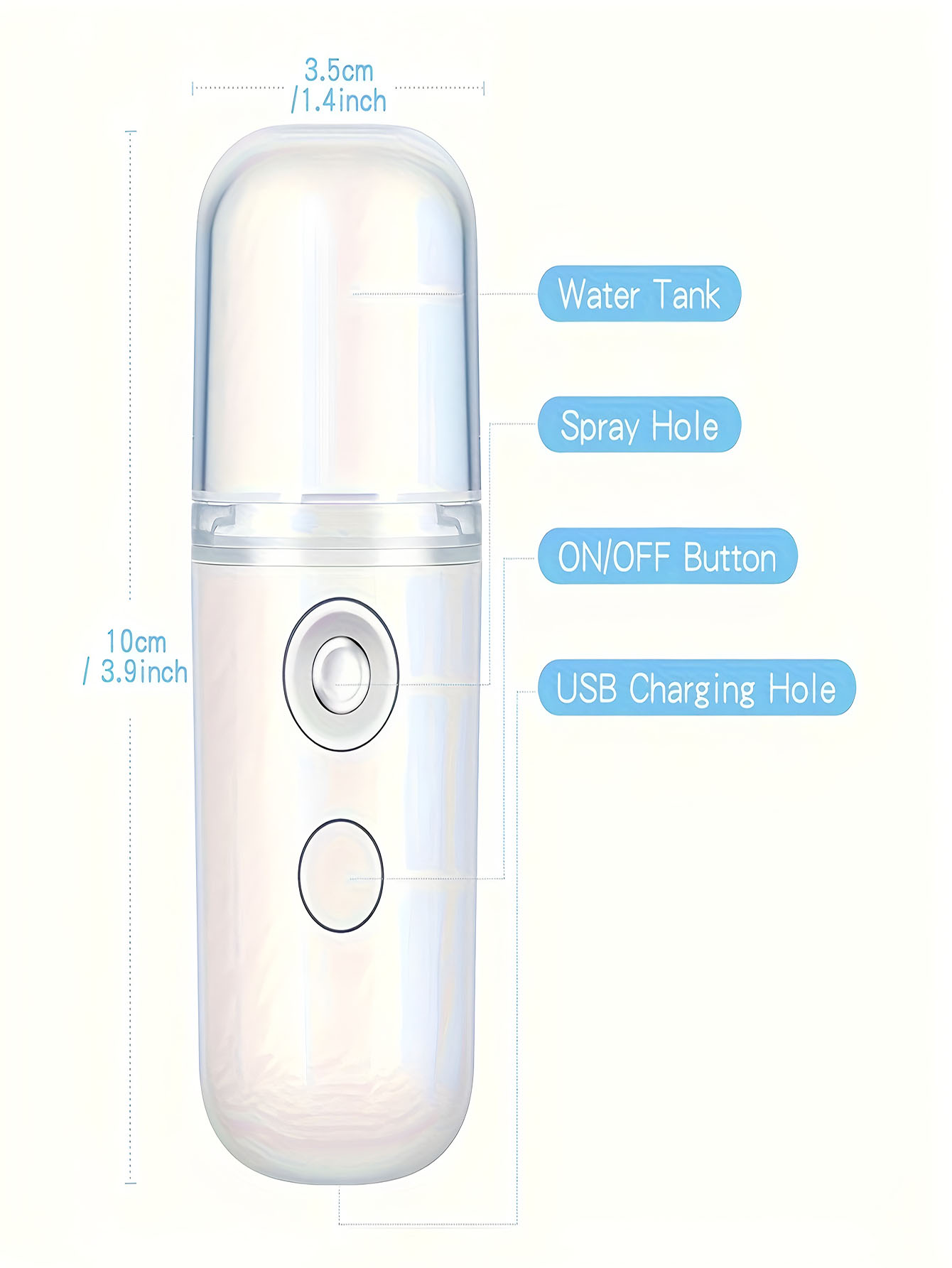 USB Mist Facial Sprayer  Humid - Face Steamer ulasan dan harga