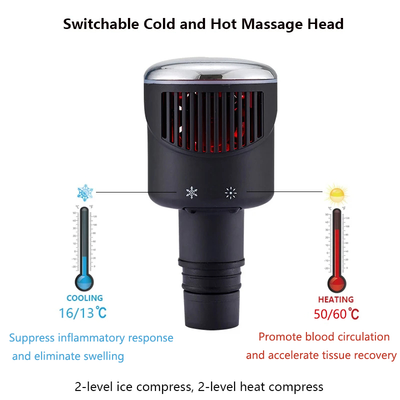 New Heat-Cold Fascia Gun Massa - Massage Gun ulasan dan harga
